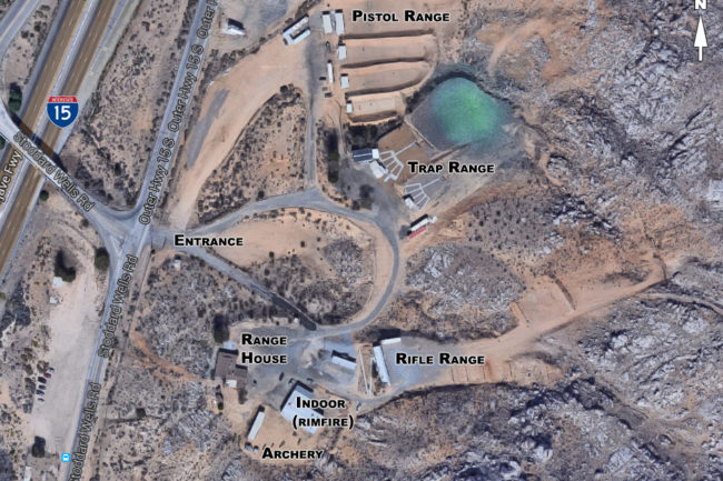 Apple Valley Gun Club facility map