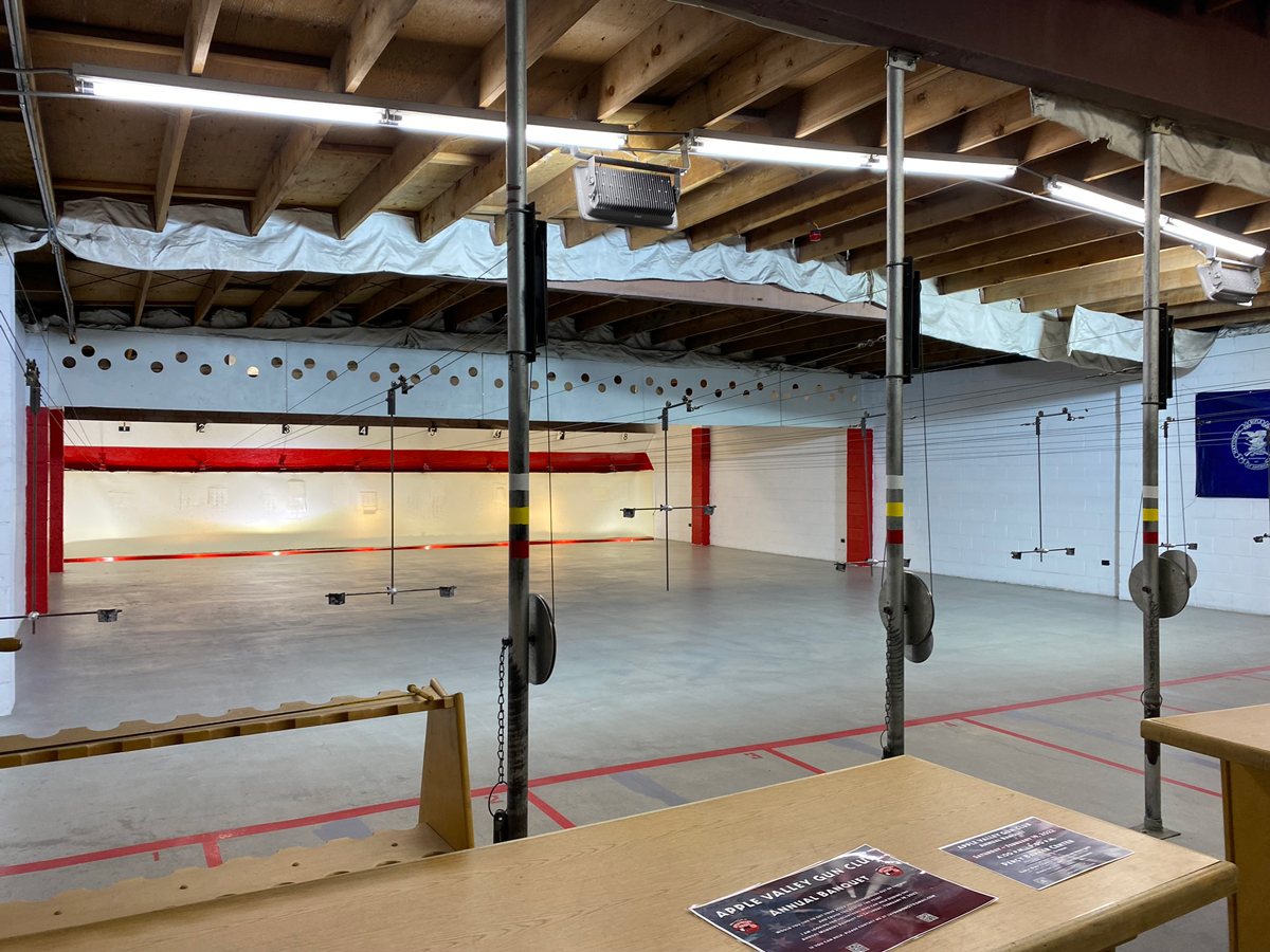 Apple Valley Gun Club Indoor Rimfire Shooting range